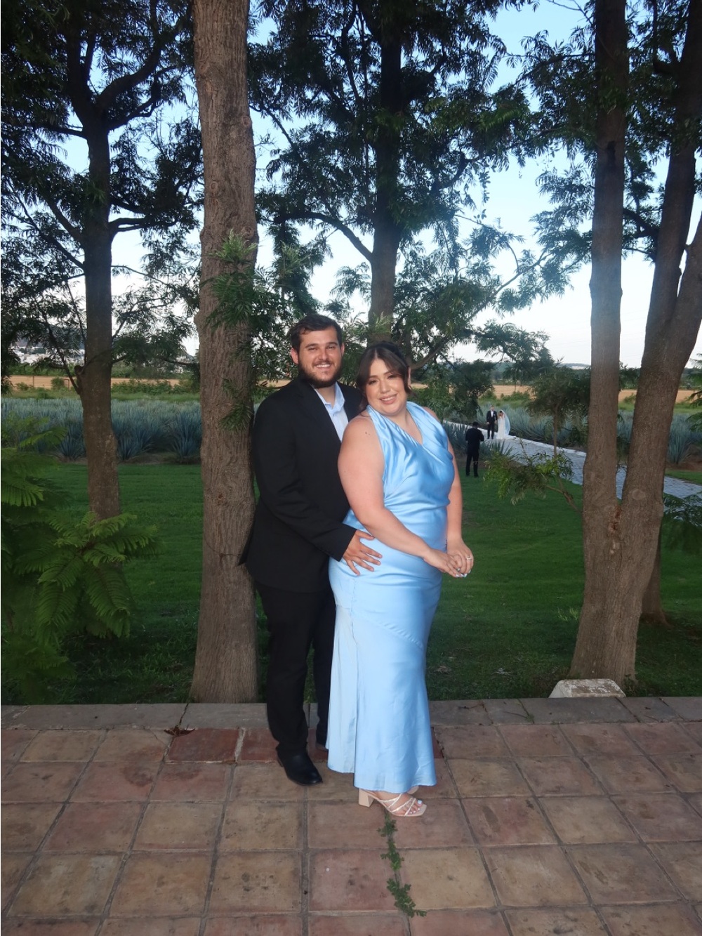 Show Me Your MuMu Baby Blue Halter Maxi Dress - Picture 6 of 8